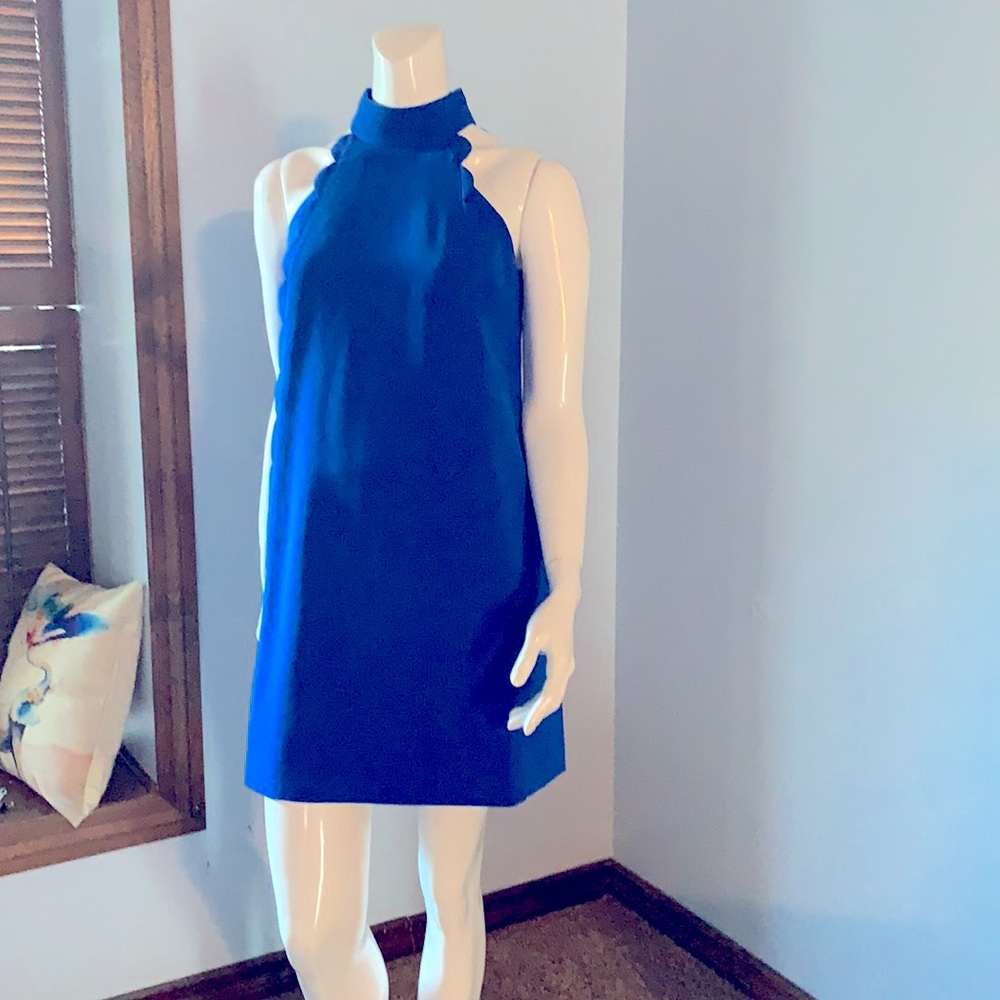 Ted Baker Blue A Line mini shift dress size 2 (US 4-6)